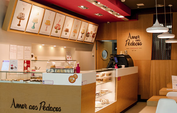 Loja de bolos Amor aos Pedaços Colombo - Lisboa